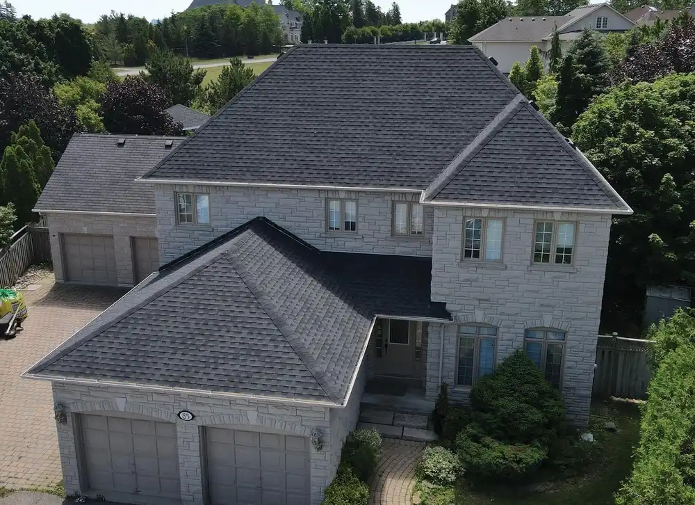 Metal roofing installation, Maple
