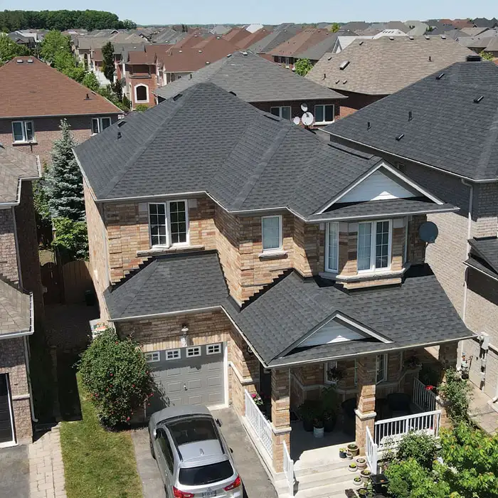 Residential roof replacement completed by The Roofers