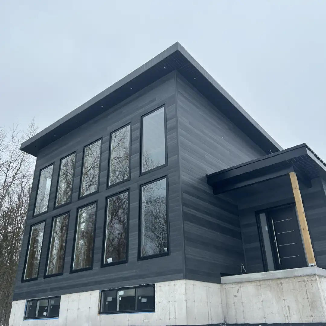 Siding installation completed by The Roofers
