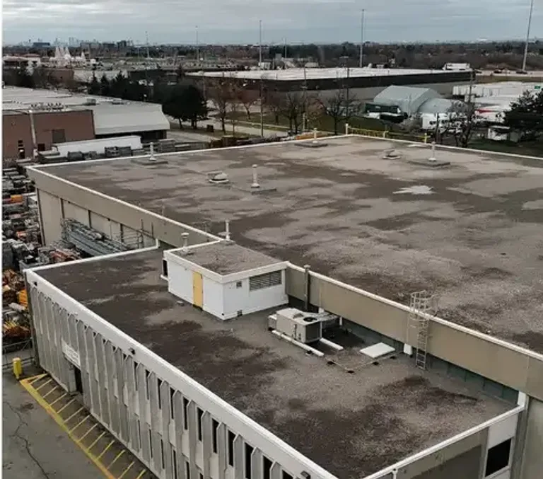 Flat roofing system installed by The Roofers